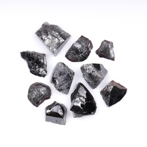 7.88 CT | Natural Rough Diamond | Black Diamond | Raw Uncut Diamond | Rustic Diamond | Specimen Diamond | Loose Diamond [10 PCS] | OM0665