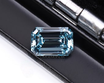 大粒エメラルドカット5.0ct ラボダイヤモンド 5.0カラットのエメラルドカットのラボグロウンダイヤモンド