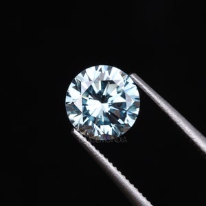 1.75 CT, 7.83 MM | Blue Diamond | Round Brilliant Cut Diamond | Fancy Color Diamond | Loose Diamonds For Wedding Ring, Pendant, Earring
