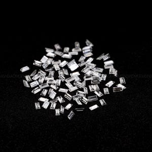 3.0 X 1.5 MM | Baguette Cut Diamond | Lab Grown Diamond | White Diamond | Lab Diamond | Lab Created Diamond For Engagement Ring & Earrings