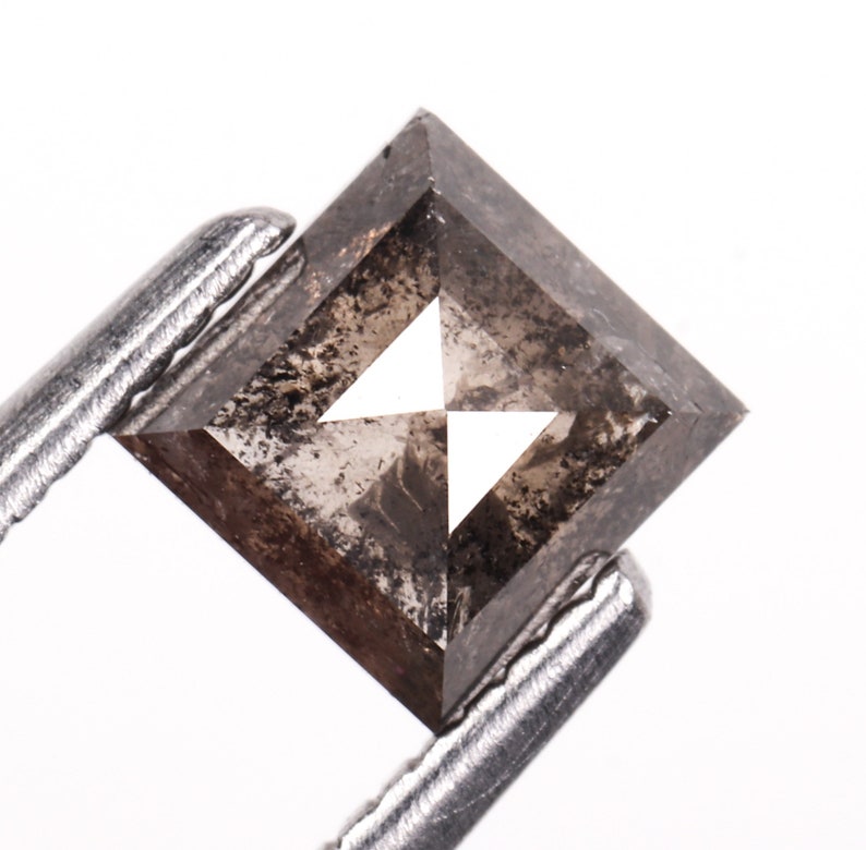 Engagement Ring Jewelry Diamond Best Price Diamond 4.9 X 4.9 MM Salt And Paper Square Shape Minimal Faceted Diamond 0.79 CT OM4328
