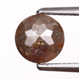 1.12 CT, 5.7 MM | Natural Fancy Color Diamond | Round Rose Cut Diamond | Natural Loose Diamond For Engagement Ring & Wedding Ring | OM5092