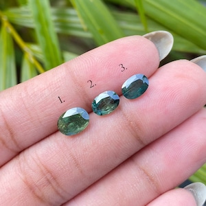 Natural Sapphire | Loose Sapphire | Green Sapphire | Oval Sapphire | Fancy Sapphire For Wedding Ring & Engagement Ring | OMG0044