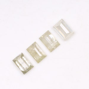 0,31 CT, 3,0 X 2,0 MM | Diamant taille baguette de couleur fantaisie naturelle | Bague de fiançailles diamant naturel extrait de la terre libre | [4 PCS] | OM6875
