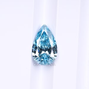 2.00 CT | Blue Diamond | Pear Diamond | Fancy Color Diamond | Loose Diamonds For Wedding Ring, Anniversary Ring, Pendant, Earring Pairs