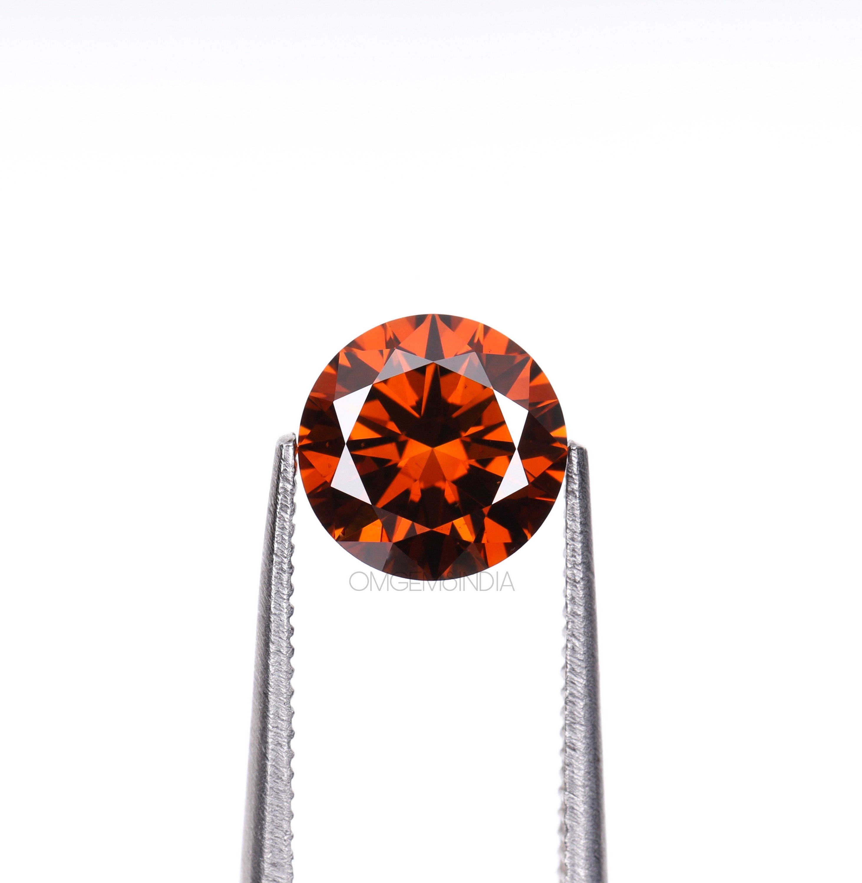 0.50 CT, 5.16 MM | Red Diamond | Round Brilliant Cut Diamond | Lab