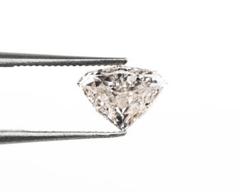 0.88 CT, 7.5 X 5.5 MM | Champagne Diamond | Shield Diamond | Lab Grown Diamond | Fancy Color Diamond For Wedding & Engagement Ring | OH0272