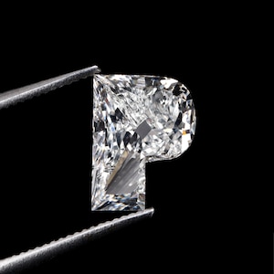 1,34 CT, 8,2 X 6,2 MM / Diamante cultivado en laboratorio / Diamante en forma de P / Diamante de corte único / Diamante CVD / Diamante de laboratorio para anillo de compromiso / OM2910