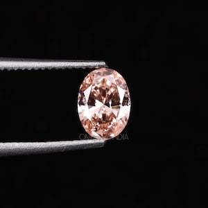 1.50 CT | Pink Diamond | Oval Diamond | Lab Grown Diamond | Fancy Loose Diamond For Earring Pairs, Anniversary Ring, Wedding Ring Gift