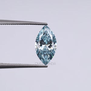 1.50 CT | Blue Diamond | Marquise Diamond | Fancy Color Diamond | Loose Diamonds For Wedding Ring, Anniversary Ring, Pendant, Earring Pairs