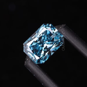 1.75 CT | Blue Diamond | Radiant Cut Diamond | Fancy Color Diamond | Loose Diamonds For Wedding Ring, Anniversary Ring, Pendant, Earring