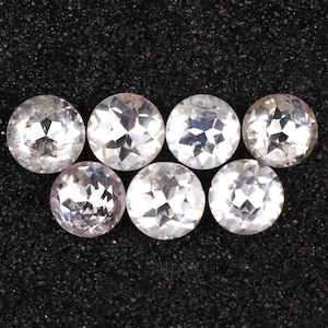 2.0 To 2.3 MM | Natural White Diamond | Round Rose Cut Diamond | Natural Loose Earth Mined Diamond For Earring Pair (1 Pcs to 5 Pcs Option)