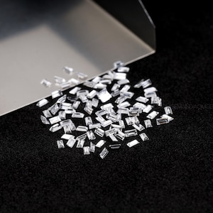 5.0 X 3.0 MM | Baguette Cut Diamond | Lab Grown Diamond | HPHT Diamond | White Diamond | Clear Diamond | Lab Diamond | Lab Created Diamond