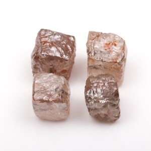 Natural Rough Diamond | Fancy Diamond | Raw Diamond | Uncut Diamond | Rustic Diamond | Specimen Diamond | Loose Diamond [4 PCS] | OM3104