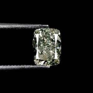 0.75 CT, 5.9 X 4.5 MM | Natural Diamond Green Diamond Emerald Cut Diamond Natural Loose Diamond Radiant Cut Diamond For Wedding Ring OM2965