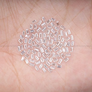 2.0 X 1.0 MM | Baguette Cut Diamond | Lab Grown Diamond | Loose Diamond | White Diamond | Clear Diamond | Lab Diamond | Lab Created Diamond