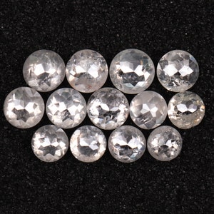 0.43 CT, 1.7 To 2.0 MM | Natural White Diamond | Round Rose Cut Diamond | Natural Loose Earth Mined Diamond For Wedding Ring [13 pcs] MM0483