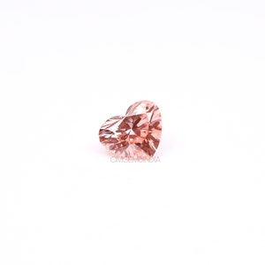 0,51 ct | rosa Diamant | Herz Diamant | Labor gewachsener Diamant | Fancy lose Diamanten für Ohrring-Paare, Jubiläumsring, Ehering Geschenk