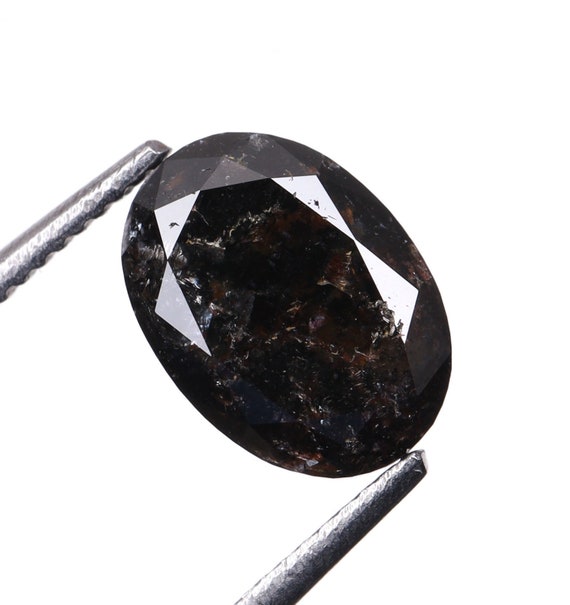 Natural untreated black diamond ring sale