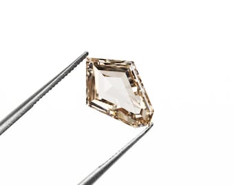 2.01 CT, 11.3 X 7.8 MM | Champagne Diamond | Shield Diamond | Lab Grown Diamond | Fancy Color Diamond For Pendant & Engagement Ring | OH0265