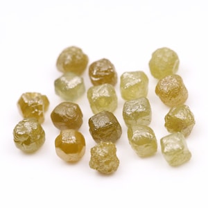 Ruwe diamant | Fraaie kleurdiamant | Ruwe diamant | Ongeslepen diamant | Rustieke diamant | Specimendiamant | Losse diamant [17 PCS] | OM3226