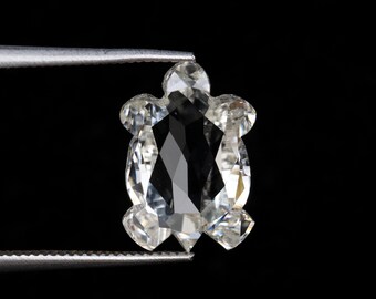3.44 CT, 11.0 X 7.8 MM | Turtle Shape Diamond | Lab Grown Diamond | Antique Cut Diamond | Unique Cut Diamond For Engagement Ring, Pendant