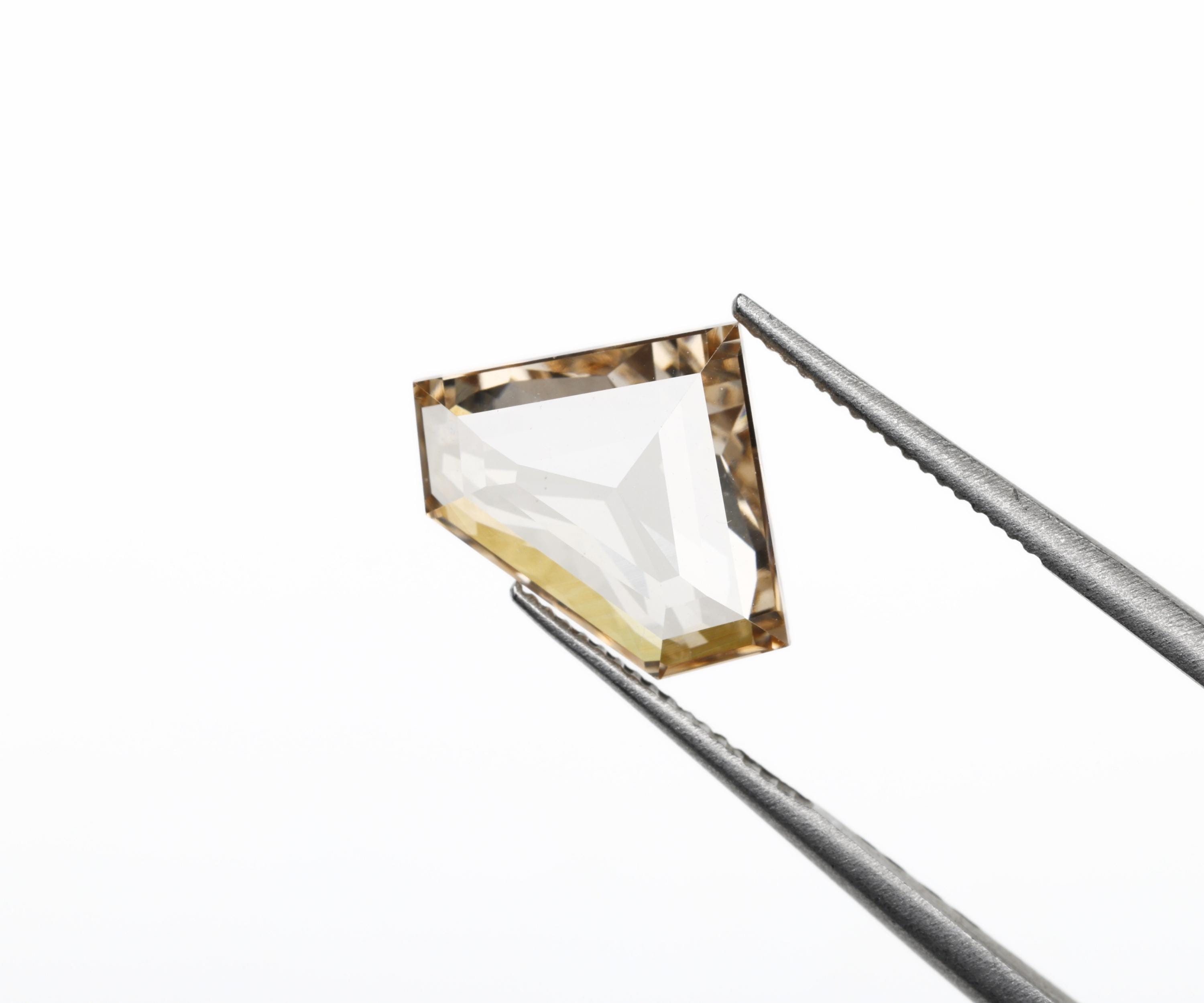 1.68 CT, 10.5 X 7.8 MM | Champagne Diamond | Pentagon Cut Diamond