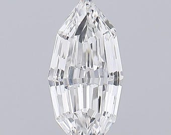 1.34 ct, 11,4 X 5,2 MM | Diamant mit Marquise Schliff | Step Cut Diamant | Labor gewachsener Diamant | Lab Diamant | Einzigartige Diamantschliff für Anhänger, COM0061