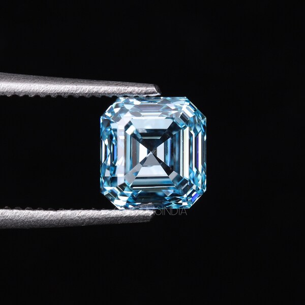 Loose Asscher Cut Diamond Etsy