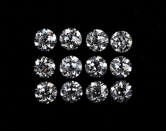 4.95 TCW Old European Round Cut Lab Grown Diamond, EF-VVS Clarity Diamond For Custom Ring, Loose Diamond For Jewelry, Personalized Gift