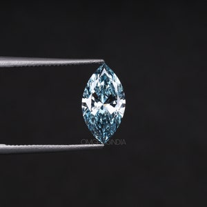 1.00 CT | Blue Diamond | Marquise Diamond | Fancy Color Diamond | Loose Diamonds For Wedding Ring, Anniversary Ring, Pendant, Earring Pairs