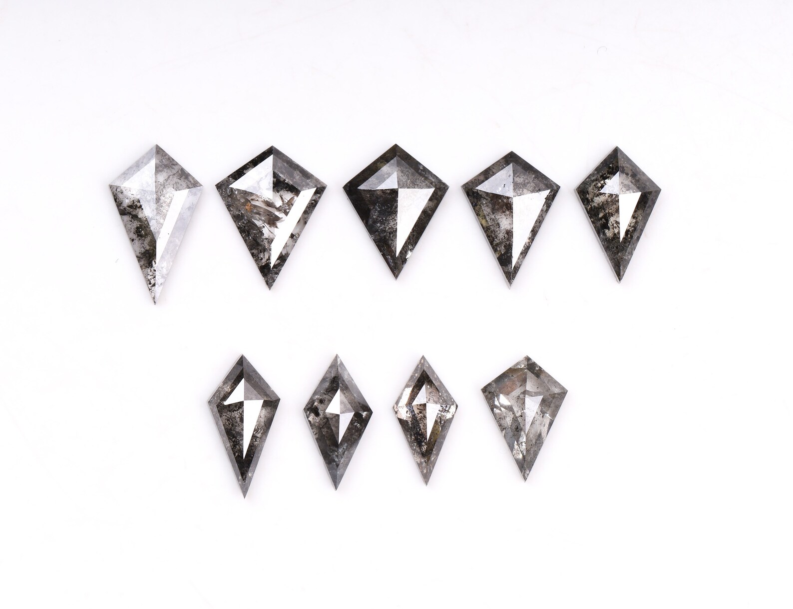 Salt and Pepper Diamond Kite Cut Diamond Natural Loose Etsy