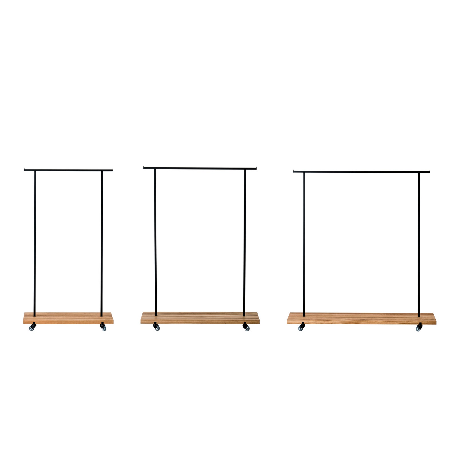 Large Oak Clothes Rack With Hanging and Storage Options - Etsy