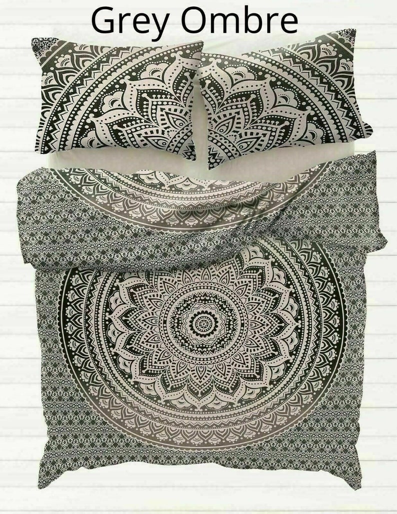 Mandala Duvet Cover Set Rajasthani Bedding Handmade Cotton Etsy