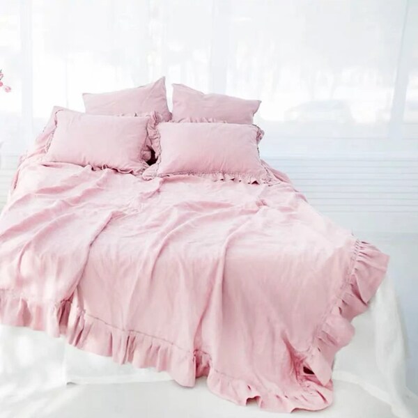 Ruffle Bedding Etsy