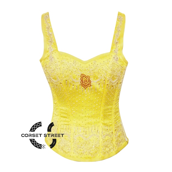 Bumblebee Basque Top Yellow and White Ladies Costume Bumblebee Basque Top Yellow and White Ladies Costume
