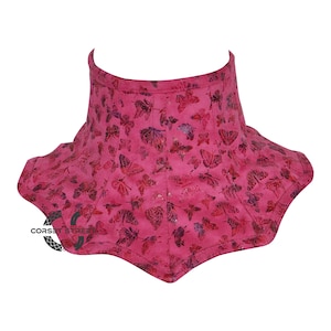 Butterfly Printed Neck Choker Corset Posture Collar Accessories Gift
