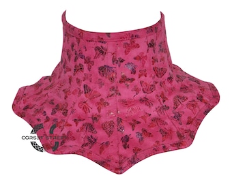 Butterfly Printed Neck Choker For  Corset Posture Collar Accessories Gift