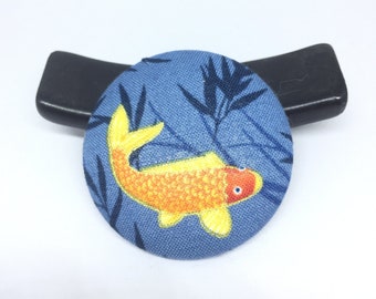 Japanese fabric brooch pattern carp koÏ