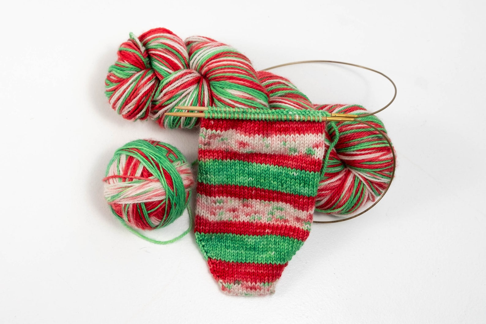 Christmas Sock Yarn  Etsy
