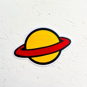 Chuck Finster Saturn Sticker - Rugrats 90's Cartoon