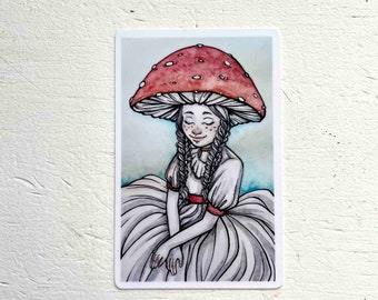 Mushroom Head - Sticker Mush Love