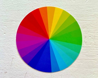 Color Wheel -  Vinyl Stickers - Paint Color Ross Painter Painting Art Artist Artwork