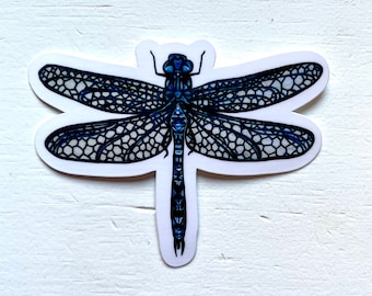 Dragonfly -  Watercolor Artwork Vinyl Sticker