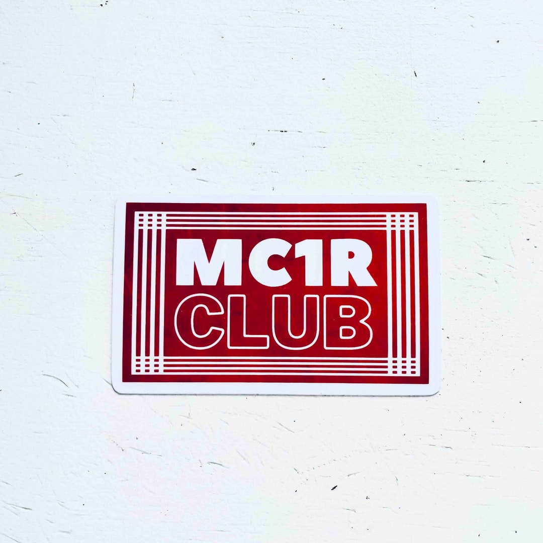 MC1R Club Sticker Redheads Unite Ginger Pride - Etsy