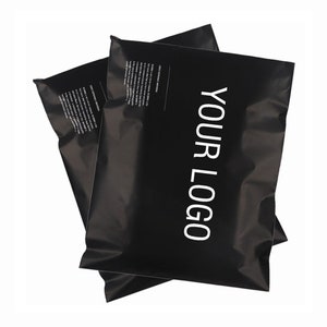 Black Custom Mailing Bags, Custom Poly Mailer With Logo, Eco Friendly Mailers, Personalized Shipping Bags, Ccustom Shipping Bags For Clothes