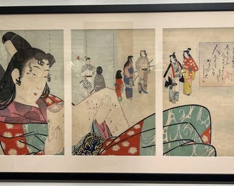 Original Japanese woodblock print  by Kobayashi Kiyochika (1947-1915)