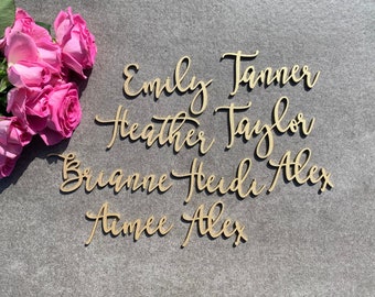 Wedding Place Cards, Custom Name Plates, Dinner Table decorations