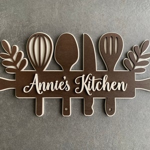 Letrero de cocina, Archivos de corte por láser, SVG, DXF, Archivo de corte por láser Glowforge, Decoración de pared