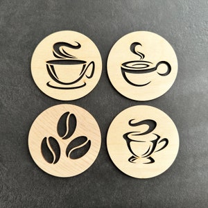 Kaffeuntersetzer, 12er-Set, Laser-Schnitt-Dateien, SVG, DXF, Teeuntersetzer Bild 6